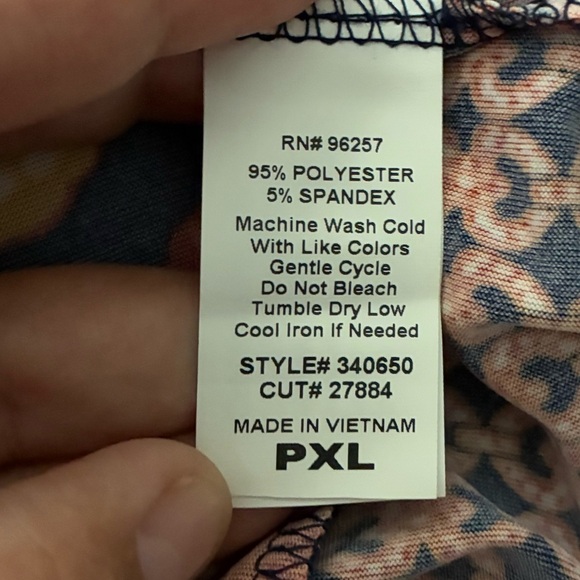 PerSeption Floral Women's Multicolor Dress PXL - Picture 11 of 12